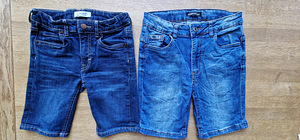 2 пары джинсов-шорт 140 размера