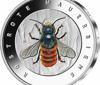 ГЕРМАНИЯ 5 ЕВРО 2023 года - Красная пчела-мейсон