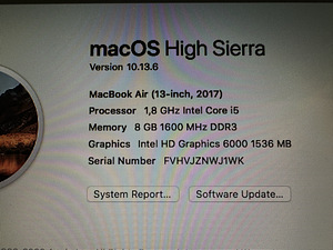Macbook Air 128gb (2017) (5 foto / 5)