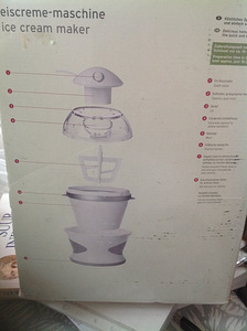Jäätisemasin / sorbetimasin 1,0l (2 foto / 2)