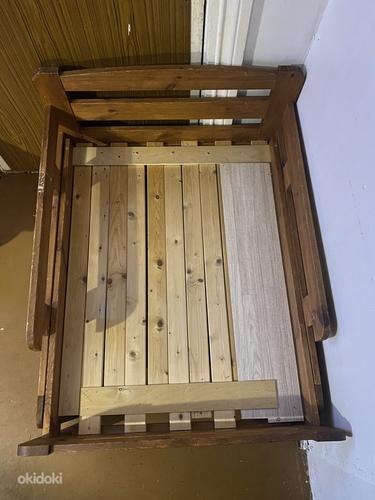 Раздвижная кровать с ящиком для белья (фото #4)