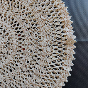 Linik ümbes 32 cm,KÄSITÖÖ. 100%puuvill. Värv beež (5 foto / 5)