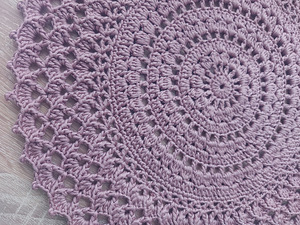 Heegeldatud Linik ümbes 35 cm, 100% puuvill. (3 foto / 3)