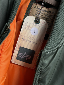 Alpha Industries classic flight jacket jope L suurus (3 foto / 5)