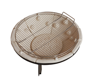 Keraamiline lõkkekauss "Kostrovnitsa" + grillrest (3 foto / 10)