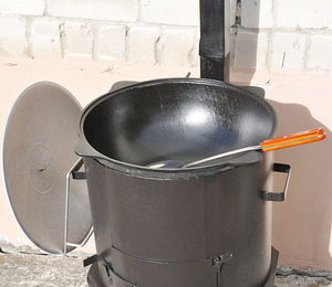 Korstnaga pliit(3mm)+pada(16L)+skimmer 46 cm+kulp 46 cm (7 foto / 10)