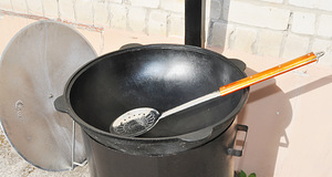 Korstnaga pliit(3mm)+pada(16L)+skimmer 46 cm+kulp 46 cm (8 foto / 10)