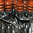 Набор шампуров для шашлыка 6 шт. 3х12х50см . Кожаный колчан. (фото #2)