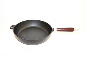 Malmpann D28cm EXCLUSIVE puidust käepidemega. (5 foto / 10)