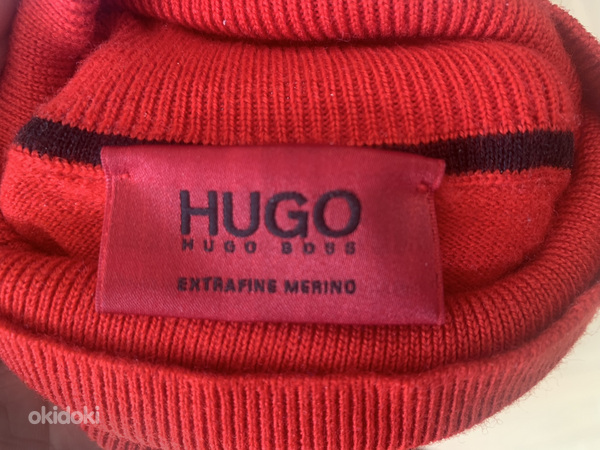 Мужской оригинальный свитер Hugo Boss, размер M (фото #4)