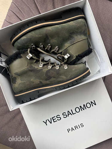 Yves Salomoni talvesaapad, uued, veekindlad, nat. nahk, s 36