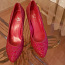 Väga kaunid ja elegantsed erepunased kingad kividega, 37 (foto #2)