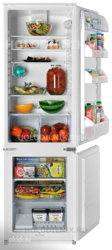 Zanussi ZBB7297 интегрируемый холодильник. Состояние хорошее (фото #1)