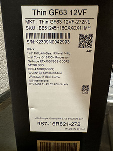 MSI Gaming Laptop, RTX 4060, Garantii. (3 foto / 5)
