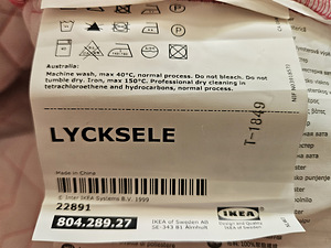 IKEA diivanvoodi LYCKSELE (roosa) (2 foto / 10)