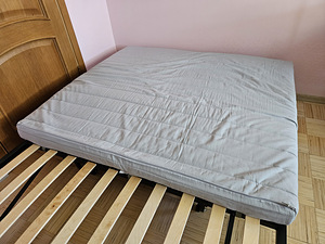 IKEA diivanvoodi LYCKSELE (roosa) (6 foto / 10)