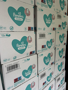 Niisked salvrätikud Pampers Sensitive 12X52tk KAST (1 foto / 3)
