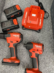 Hilti akudrell ja laseri komblekt!