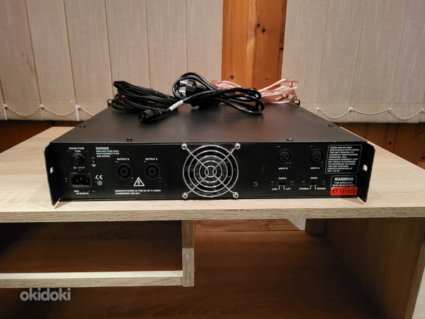 Võimas stereo võimendi C-Audio 2×400 W (foto #2)