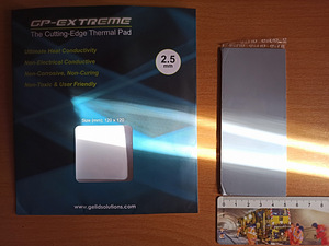Gelid GP-Extreme Thermal pad 120mm x 20mm x 2.5mm, Termopadi (2 foto / 2)