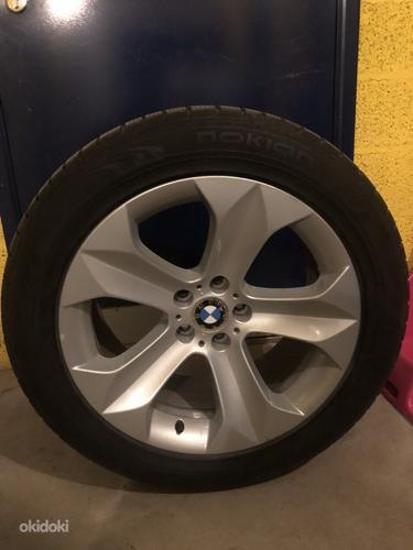 BMW X6 оригинальные литые диски с резиной (ламель), 4 шт (фото #2)