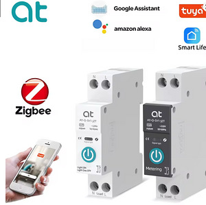 TUYA ZigBee DIN-рейка выключатель (1 фото из 2)
