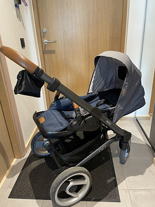 Mutsy vankrikomplekt koos Cybex turvahälliga + 360 isofix (4 foto / 8)