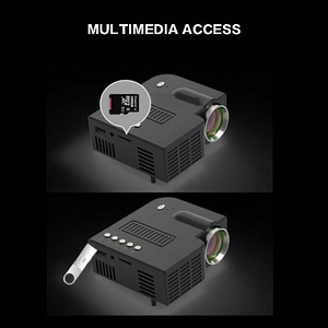 HD 1080P Mini LED Projector, uus (2 foto / 4)