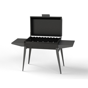 Kokkupandav grill kahe riiuli ja kaanega (3 mm) (1 foto / 3)