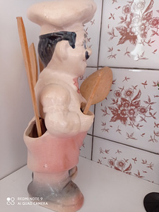 Keraamiline kokk, kõrgus 30 cm (2 foto / 4)