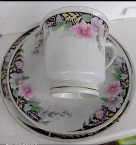 5 komplekti (magustoidutaldrik + 200 ml kruus ja alustass) (6 foto / 6)