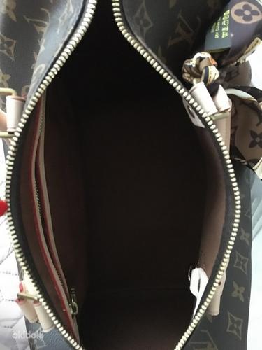 Новая качественная сумка Louis Vuitton speedy 30 с ручками (фото #9)
