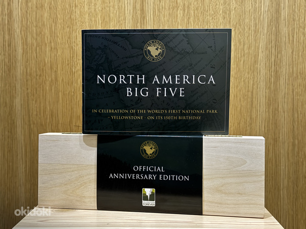 Kuldmündikomplekt "North America Big Five"