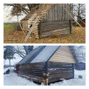 Katusekatte tööd, Palgivahetus, Üldehitustööd (1 foto / 3)