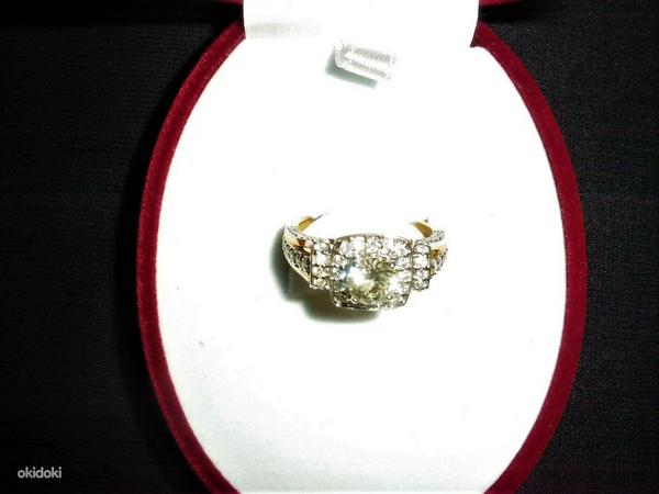 Кольцо с бриллиантами. (фото #2)