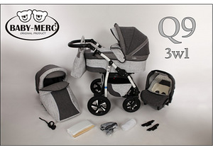 Коляска Baby Merc Q9 3в1