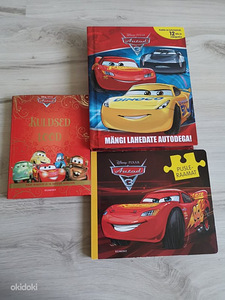 Autode (The Cars) raamatud (3tk) ja pusled (2tk) (1 foto / 3)