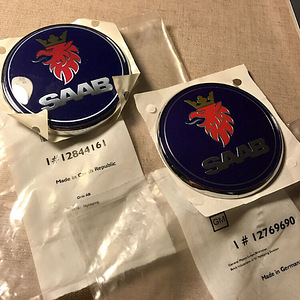 SAAB UUS originaal kapoti embleem 12844161 (1 foto / 1)