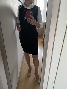 Varrukateta naiste kontorikleit (7 foto / 7)