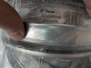 FLEXOVENT siseliitmikud (metallist) 125, 200mm (2 foto / 2)