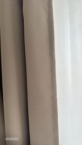 Uued pimendavad kardinad, komplekt 2 tk, hallid, beežid (1 foto / 10)