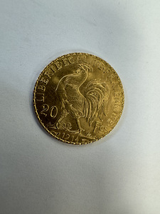 Kuldmünt - 20 franki 1914. aasta (2 foto / 2)