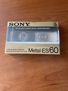 UUS SONY Metal ES 60