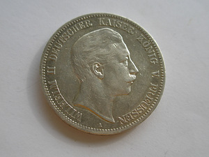 Saksamaa 5 marka 1907, silver (2 foto / 2)