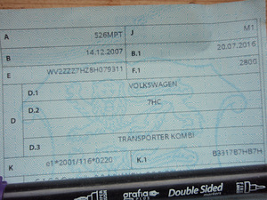 VW T-5 2007a. 1.9 Diesel 7+1 (8 foto / 10)
