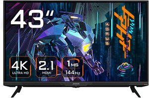Monitor Gigabyte AORUS FV43U, 43", 4K Ultra HD QLED 144 Hz (1 foto / 4)