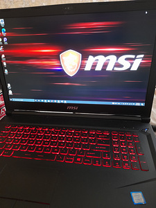 MSI (GL73-8RC) i7 sülearvuti 17.3" + kott + hiir (1 foto / 4)