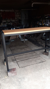 LOFT stiilis mööbel (metall, puit) (9 foto / 10)