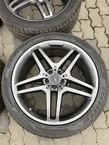 Оригинальные литые диски + резина - Mercedes 265/40 R21 ML/GLE (2 фото из 7)
