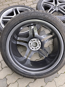 Оригинальные литые диски + резина - Mercedes 265/40 R21 ML/GLE (7 фото из 7)